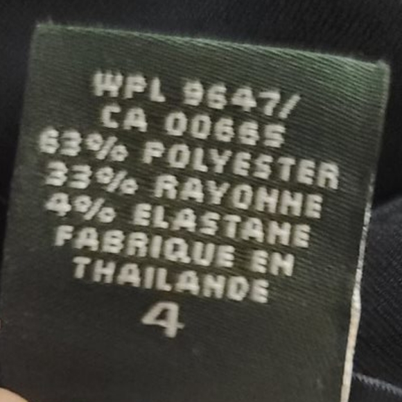 EUC ☆ Eddie Bauer Black Knee Length Pannelled Flared Skirt Size 4 - Picture 5 of 8